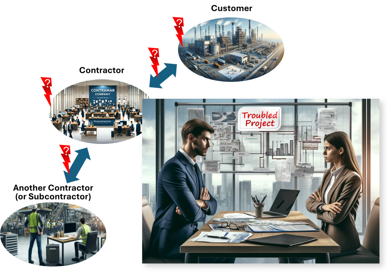 Fault Zones in Project Business